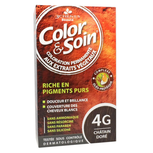 Color and Soin Saç Boyası 4G - Golden Chestnut