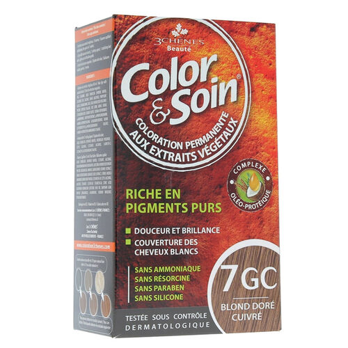 Color and Soin Saç Boyası 7GC Golden Copper Blond