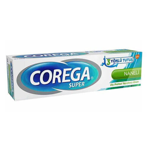 Corega Diş Protezi Yapıştırıcı Krem Naneli 40gr