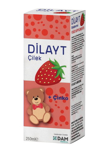 Dam Dilayt Çilek Aromalı Sıvı Takviye Edici 250 ml