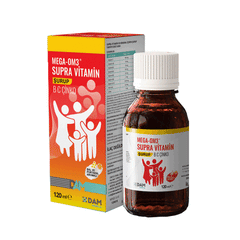 Dam Mega-OM3 Supra Vitamin Sıvı Takviye Edici 120 ml