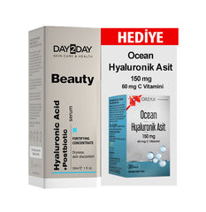 Day2Day Hyaluronic Acid Güçlendirici Konsantre 30 ml+ Ocean Hyaluronik 30 Kapsül Asit HEDİYE