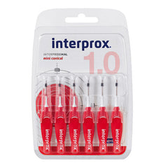 Dentaid INTERPROX 4G MiniConical Blister 6'lı - Kırmızı - N31195