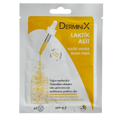 Derminix Laktik Asit Kağıt Maske 1 Adet