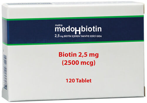 Dermoskin Medohbiotin Biotin 2,5mg 120 Tablet