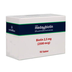 Dermoskin Medohbiotin Biotin 2,5mg 60 Tablet