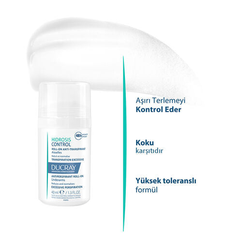 Ducray Hidrosis Terleme Karşıtı Roll On 40 ml