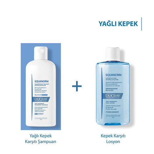 Ducray Squanorm Yağlı Kepek Karşıtı Bakım Şampuanı 200 ml