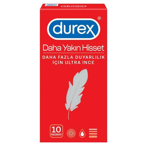 Durex Daha Yakın Hisset 10li Prezervatif