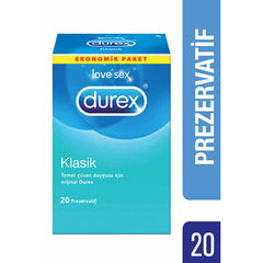 Durex Klasik 20 Adet Prezervatif