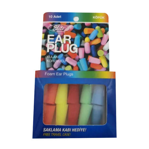 Ear Plug Wax Pamuklu Kulak Koruyucu 10 Adet | Saklama Kabı HEDİYE