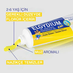 Elgydium Muz Aromalı Çocuk Diş Macunu 2-6 Yaş 50 ml