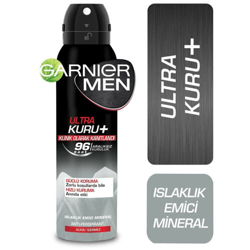 Garnier Men Ultra Kuru Deodorant Sprey 150 ml