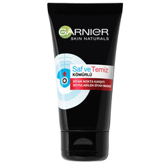 Garnier Saf ve Temiz Kömürlü Siyah Nokta Karşıtı Soyulabilen Siyah Maske 50 ml