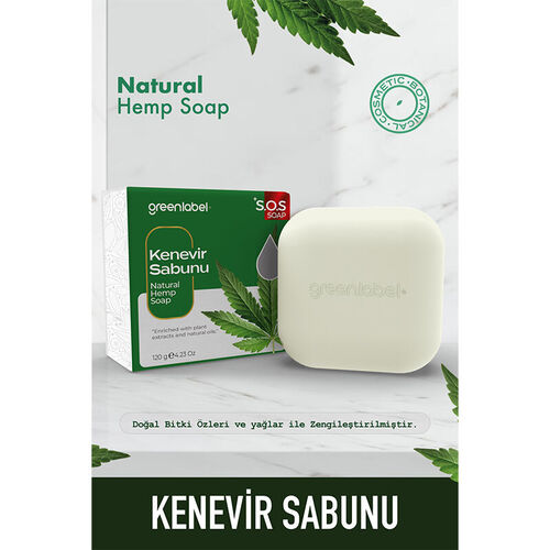 Greenlabel Kenevir Sabunu 120 gr