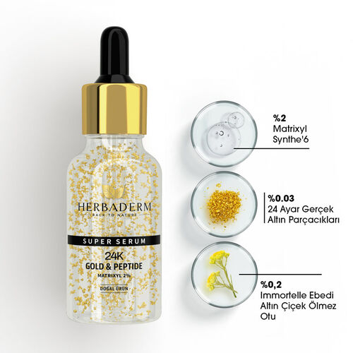 Herbaderm 24K Kırışıklık Karşıtı Serum 30 ml