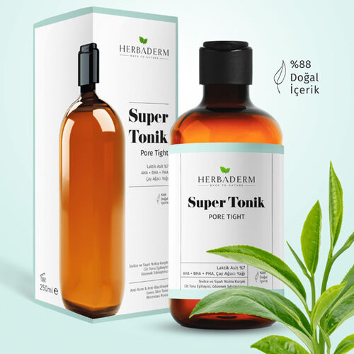 Herbaderm Pore Tight Siyah Nokta Karşıtı Super Tonik 250 ml