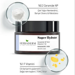 Herbaderm Super Hydrator Yoğun Nemlendirici Krem 50 ml