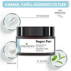 Herbaderm Super Pure Nemlendirici Jel Krem 50 ml
