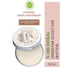 INCIA %100 Doğal Hindistan Cevizli Butter 50 ml