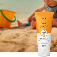 INCIA Bebek İçin %100 Doğal Güneş Kremi Spf50 100 ml