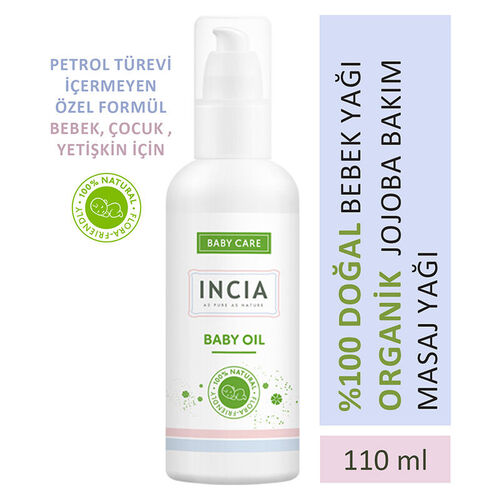 INCIA Doğal Bebek Yağı 110 ml