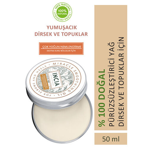 INCIA Pürüzsüzleştirici Doğal Yağ 50 ml