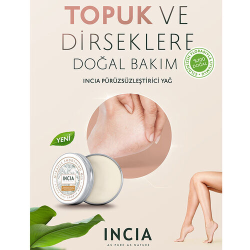 INCIA Pürüzsüzleştirici Doğal Yağ 50 ml