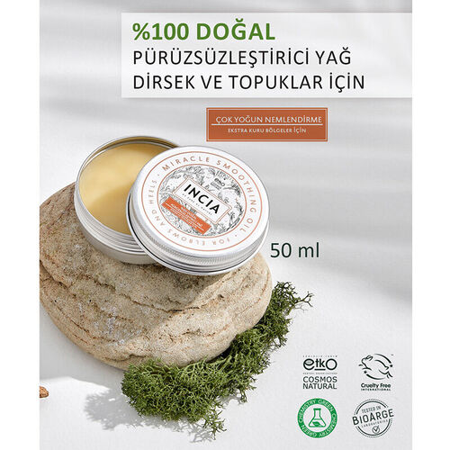 INCIA Pürüzsüzleştirici Doğal Yağ 50 ml