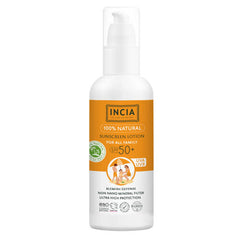 INCIA Doğal Tüm Aile için Güneş Losyonu Spf50+ 100 ml