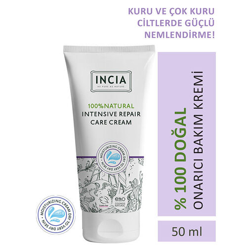 Incia Doğal Yoğun Bakım Kremi 50 ml