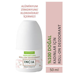 INCIA Doğal Roll-On Deodorant (Kadınlar İçin) 50 ml