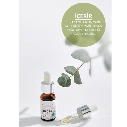 INCIA Kaş ve Kirpik Güçlendirici Doğal Serum 10 ml