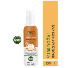 INCIA Bronzlaştırıcı Doğal Yağ 150 ml