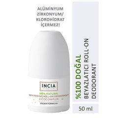 INCIA Beyazlatıcı Doğal Roll-On Deodorant 50 ml