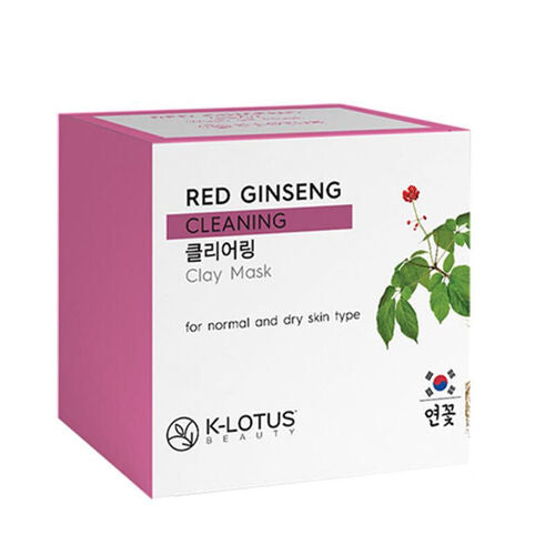 K-Lotus Beauty Kırmızı Ginseng Özlü Temizleyici Besleyici Kil Maskesi 30 ml