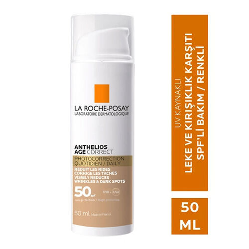 La Roche Posay Anthelios Age Correct SPF 50 Krem 50 ml - Renkli