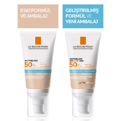 La Roche Posay Anthelios UVMune SPF50+ Nemlendirici Güneş Kremi 50 ml - Renkli