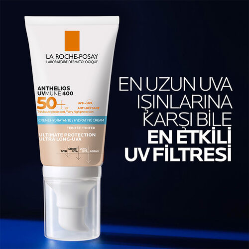 La Roche Posay Anthelios UVMune SPF50+ Nemlendirici Güneş Kremi 50 ml - Renkli