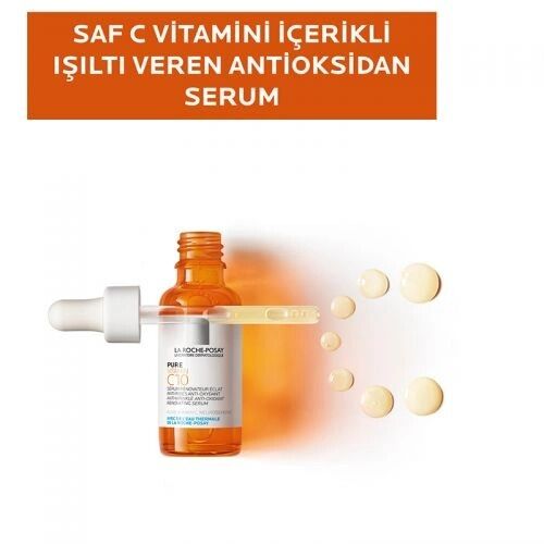 La Roche Posay Saf C Vitamini Işıltı Veren Antioksidan Serum 30 ml