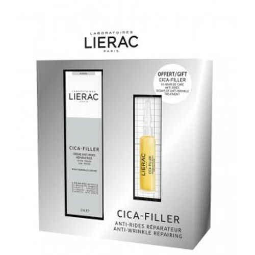 Lierac Cica-Filler Cream Kırışıklık Karşıtı Krem 40 ml + Cica-Filler Serum 10 ml