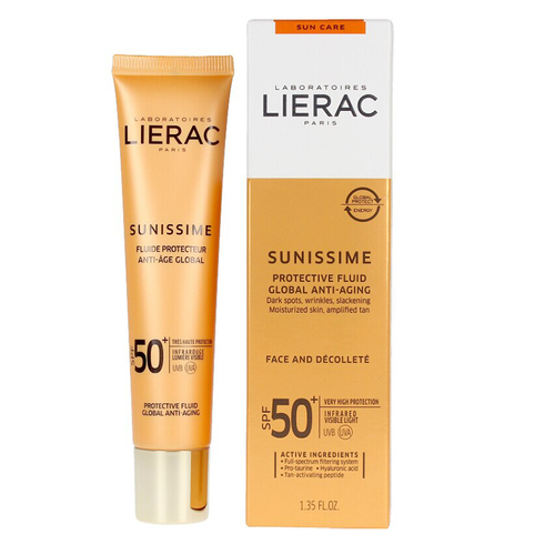 Lierac Sunissime Anti Age Global Energizing Protective Fluid SPF50+ Güneş Kremi 40ml