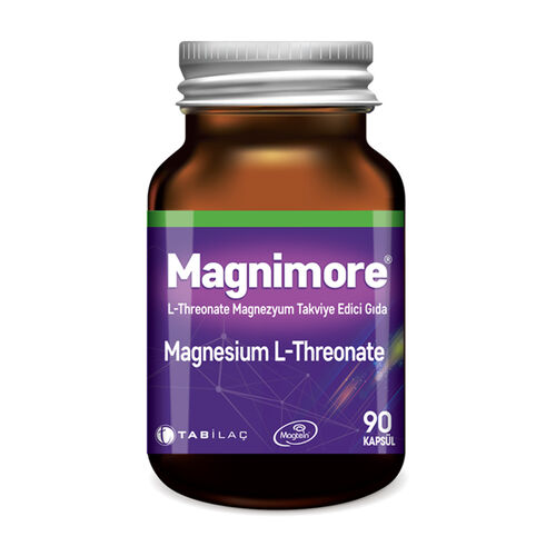 Magnimore L-Threonate Magnezyum Takviye Edici Gıda 90 Kapsül