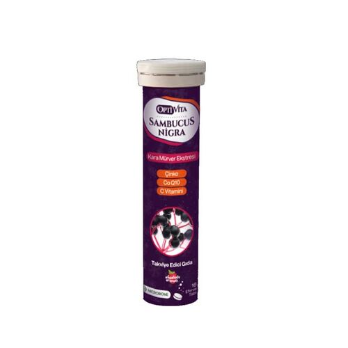 Microbiome Optivita Sambucus Nigra Efervesan Tablet 16 Adet