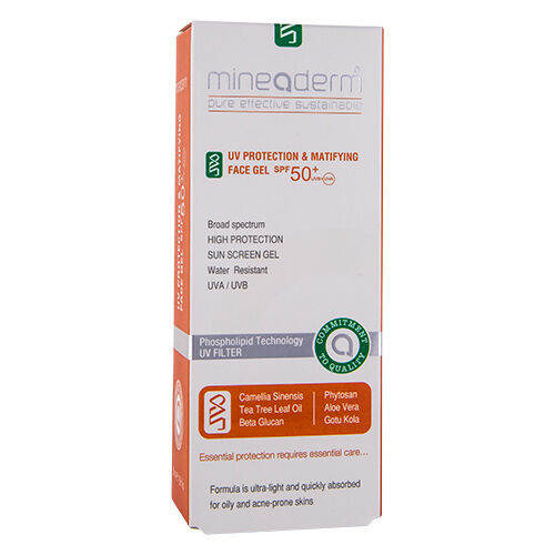 Mineaderm Uv Protection & Matifying Face Gel SPF50+ 50 ml