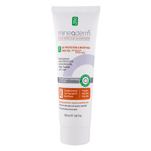 Mineaderm Uv Protection & Matifying Face Gel SPF50+ 50 ml