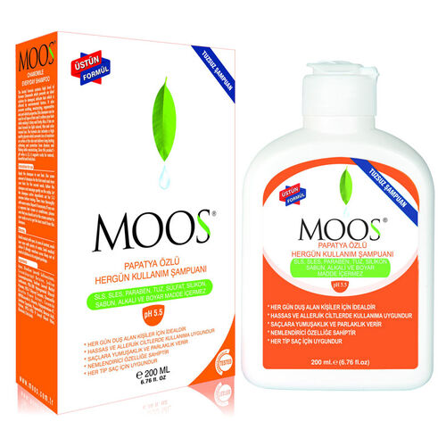 Moos Papatya Özlü Her Gün Kullanım Şampuanı 200ml