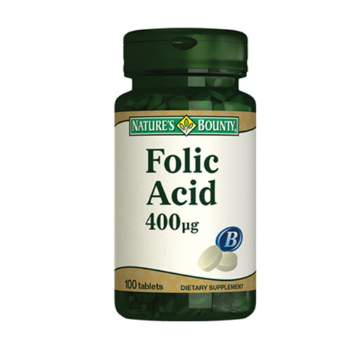 Natures Bounty Folic Asid 400 mcg Takviye Edici Gıda 100 tablet