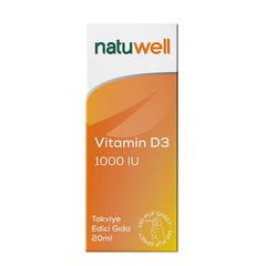 Natuwell D3 1000 IU Damla 20 ml