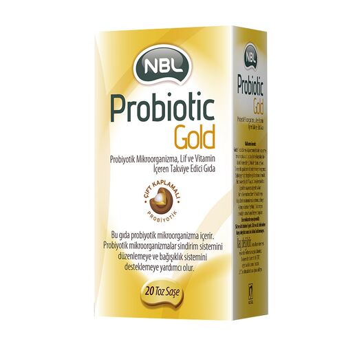 NBL Probiotic Gold Takviye Edici Gıda 20 Toz Saşe